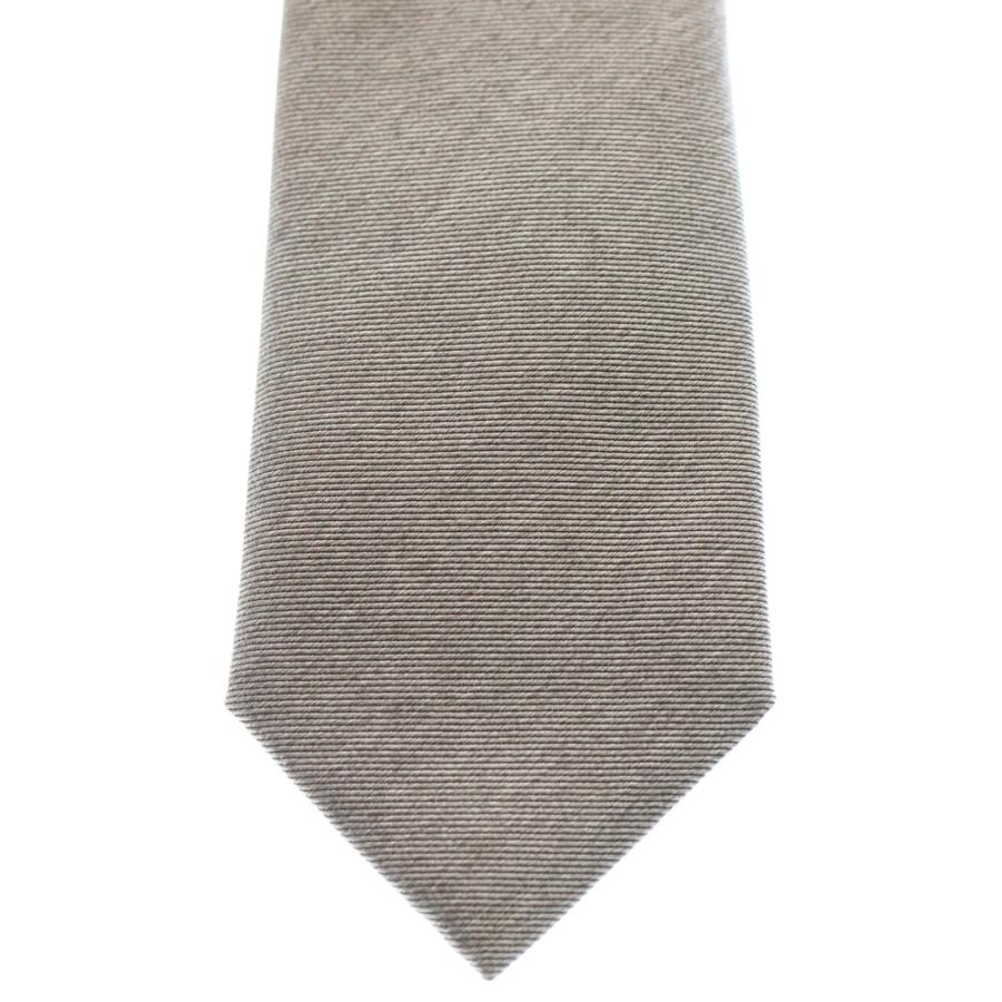 Dior HOMME ディオール オム Atelier ロゴ刺繍 シルク ネクタイ グレー