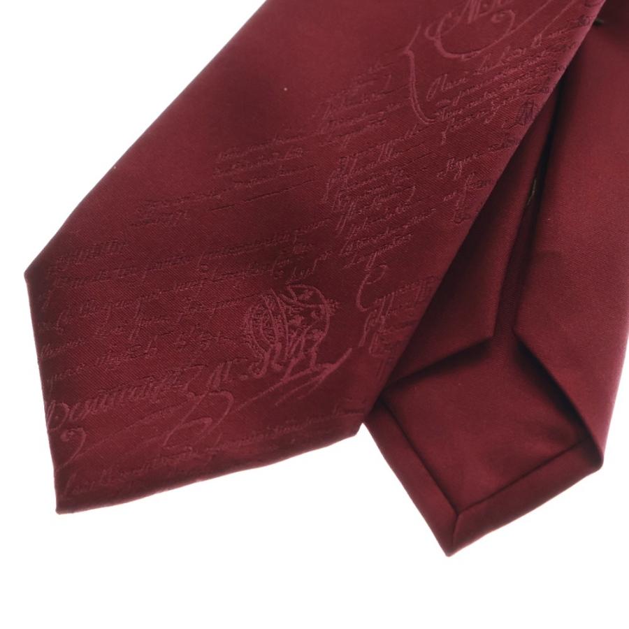 Berluti（ベルルッティ） スクリット カリグラフィ シルク ネクタイ