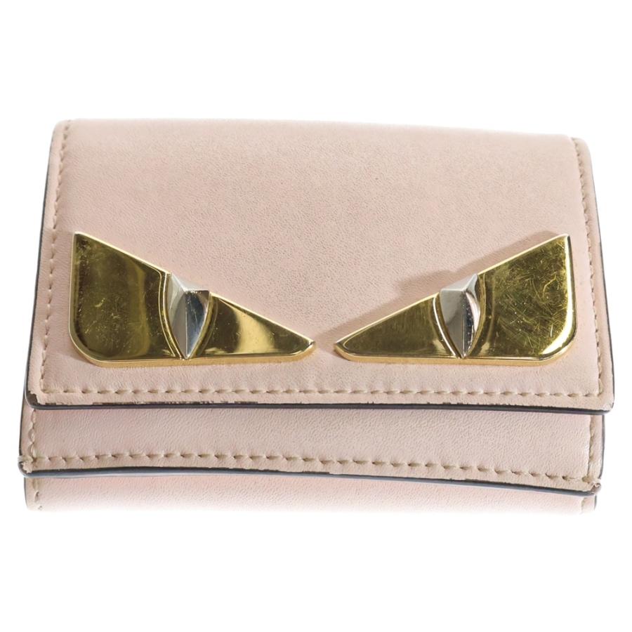 FENDI（フェンディ） マイクロ トリフォールド バグズアイ モンスター