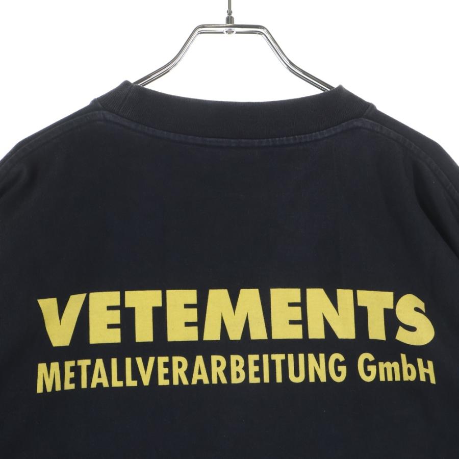 VETEMENTS（ヴェトモン） 18SS Logo L/S Tee ゴシックロゴプリント
