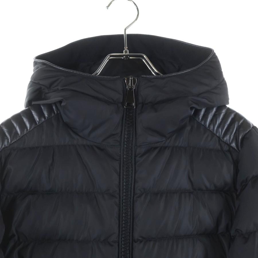 MONCLER モンクレール 19AW TALEV タレヴ ジップアップ ナイロン ダウンコート ジャケット ブラック E20934937085 C0063 レディース_2