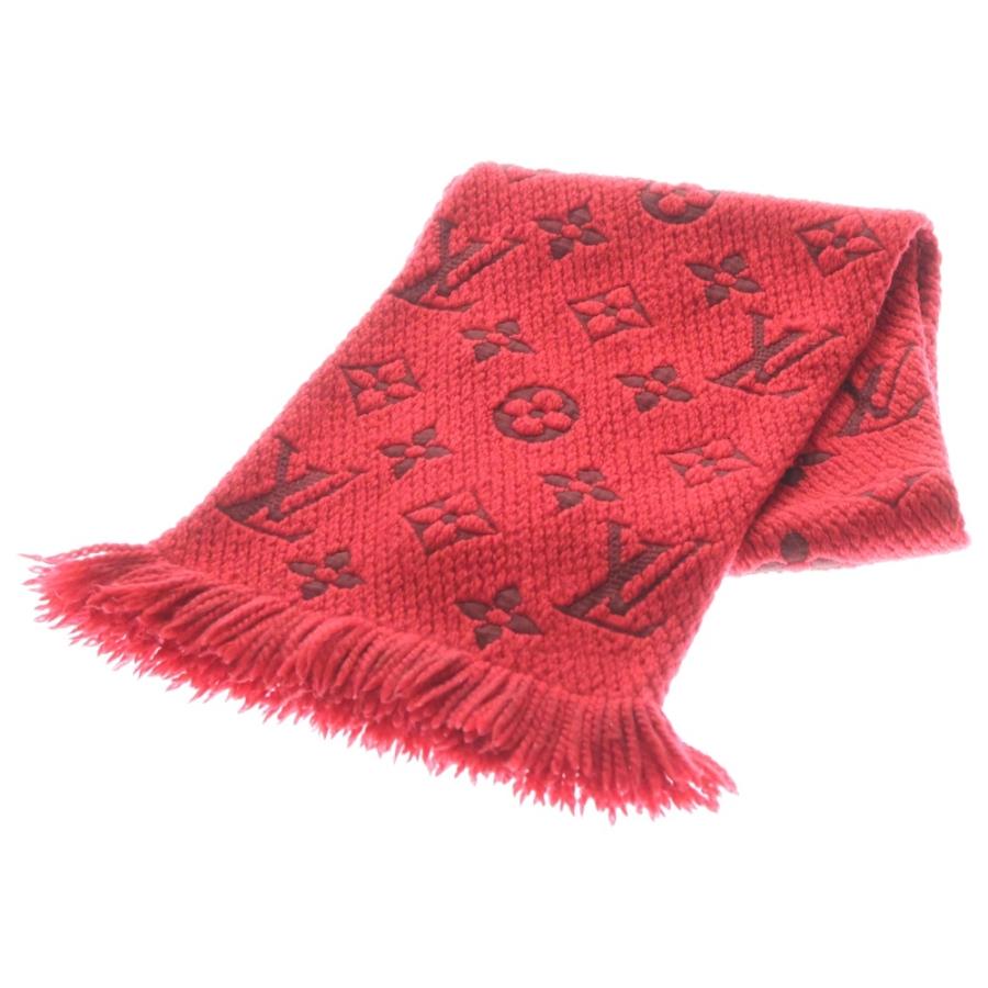 ルイヴィトン♡LV♡ハイブラ♡エシャルプ♡ロゴマニア♡赤♡マフラー♡送料込み♡ LOUIS VUITTON（ルイ・ヴィトン） エシャルプ ロゴマニア モノグラム