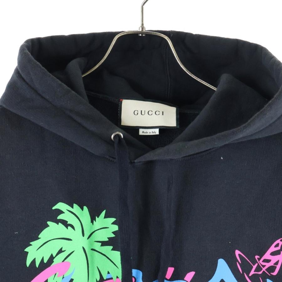 GUCCI（グッチ） 20SS HAWAII PRINT HOODIE ハワイアンロゴプリント