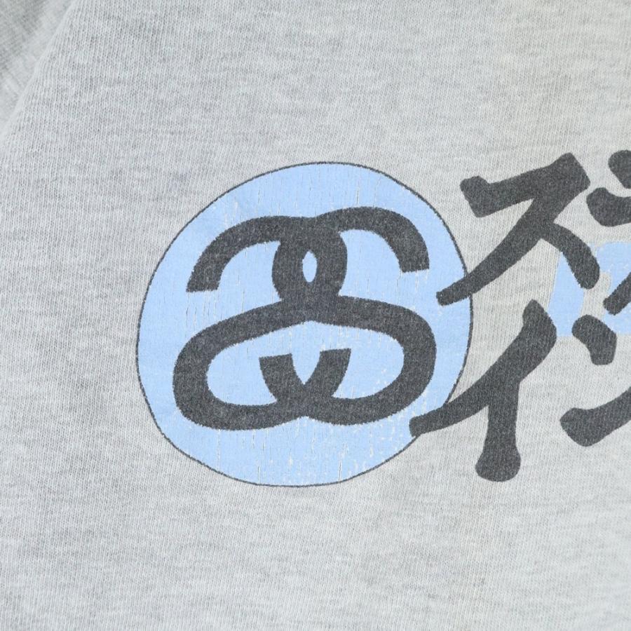 04デッドストック ステューシー stussy 90年代ビンテージ ポロシャツ 激レア スペシャル 90's OLD STUSSY 紺タグ USA製 襟付きロングTシャツ
