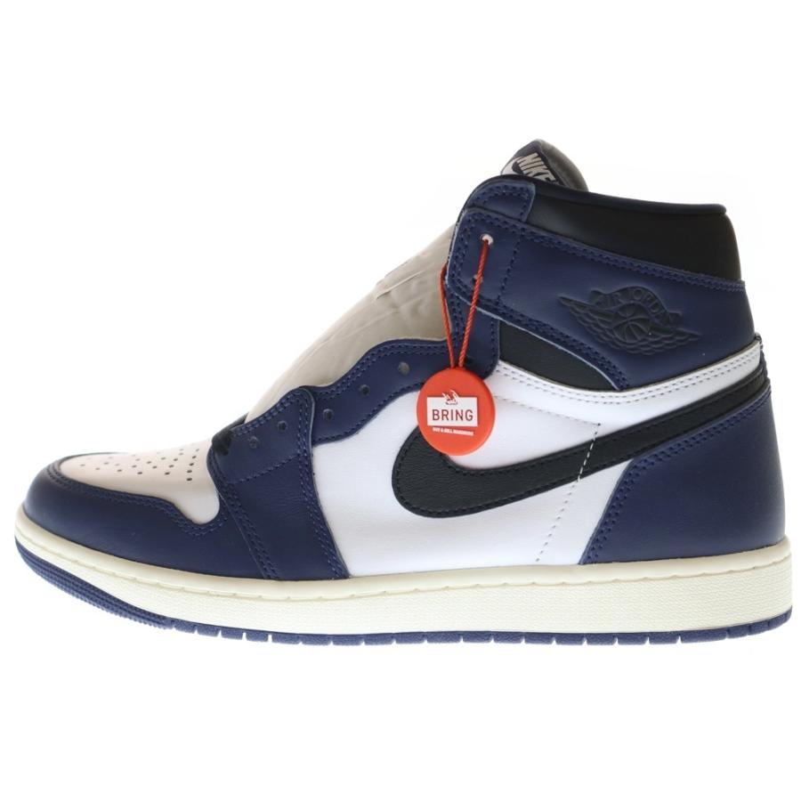 新品Nike Air Jordan 1 ネイビー/ホワイト ハイカットシューズ NIKE（ナイキ） AIR JORDAN 1 エア ジョーダン1 レトロ ミッドナイト