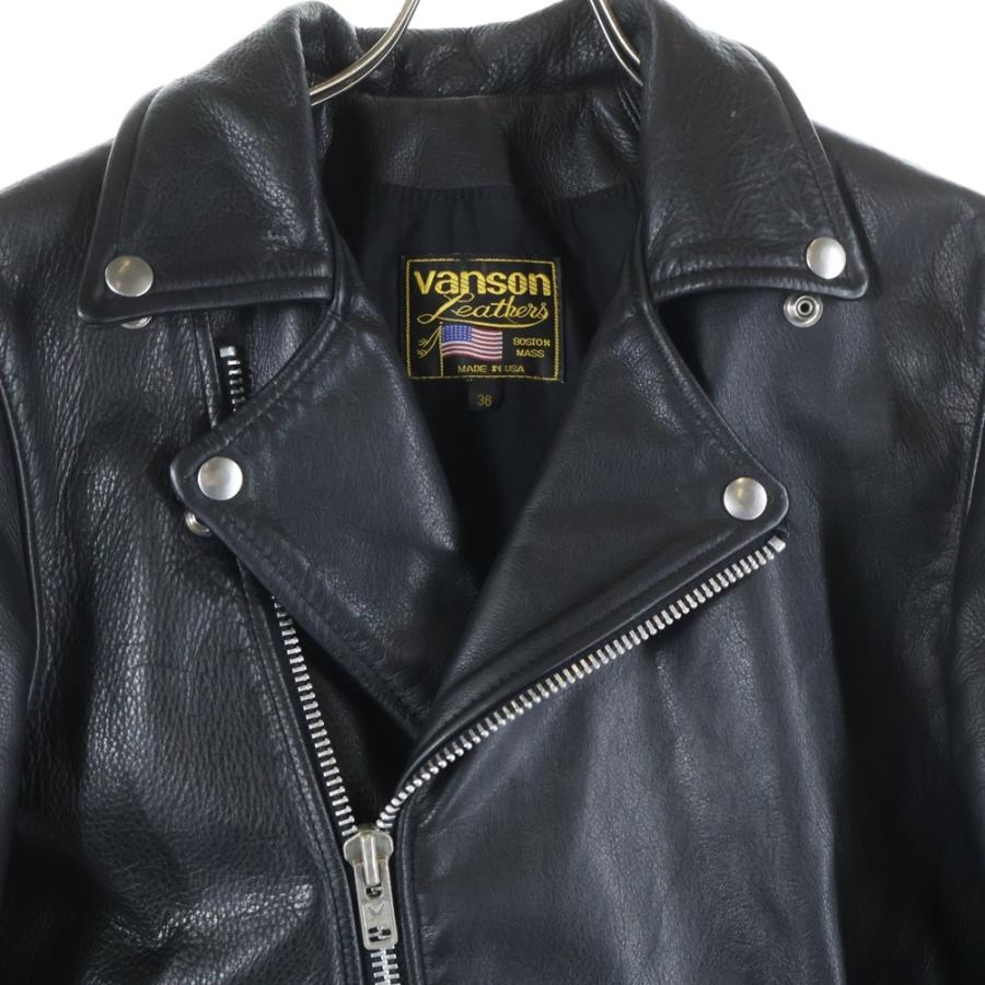 VANSON（バンソン） C2R カウレザー ダブルライダース ジャケット