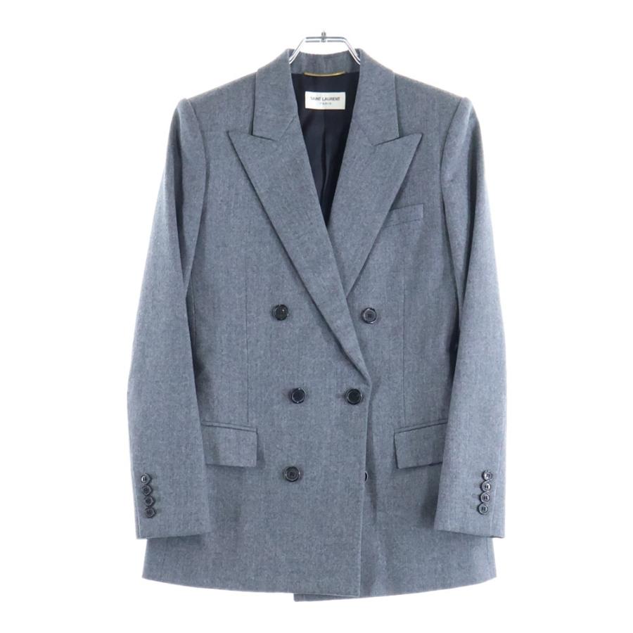 SAINT LAURENT PARIS サンローランパリ ダブルブレスト ピークドラペル