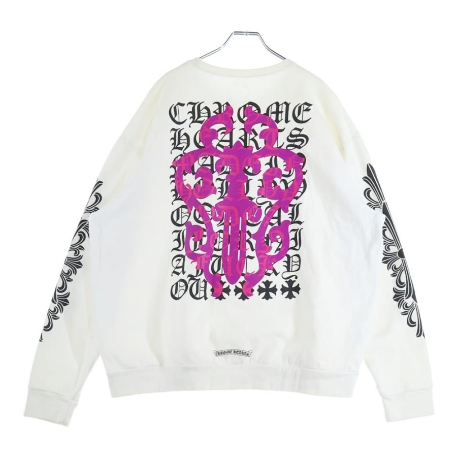 CHROME HEARTS（クロムハーツ） DAGGER EYE CHART SWTSHRT バック英字