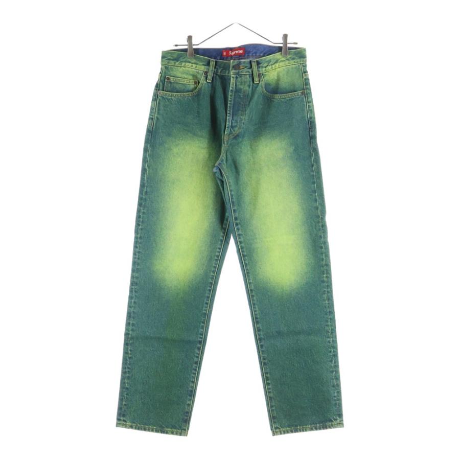 Supreme（シュプリーム） 23AW Regular Jean Overspray Green