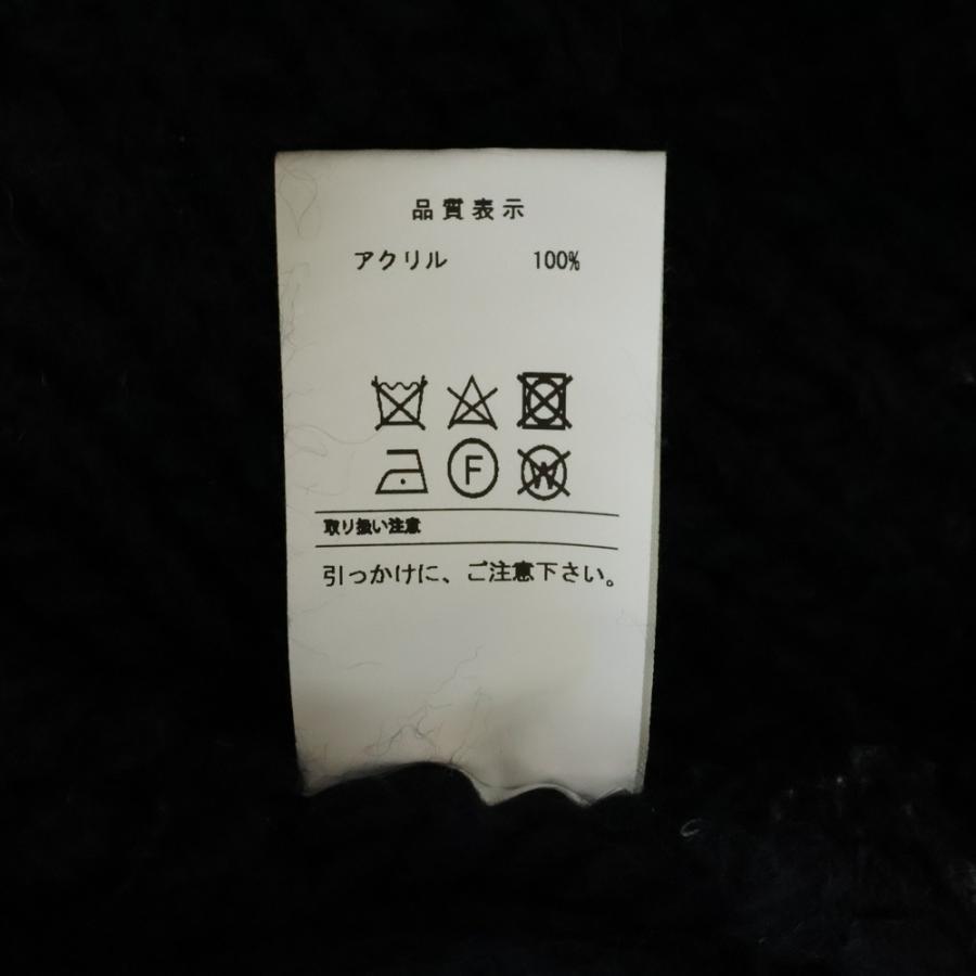DESCENDANT ディセンダント 23AW MAIN NOT CABLE KNIT アクリルウール