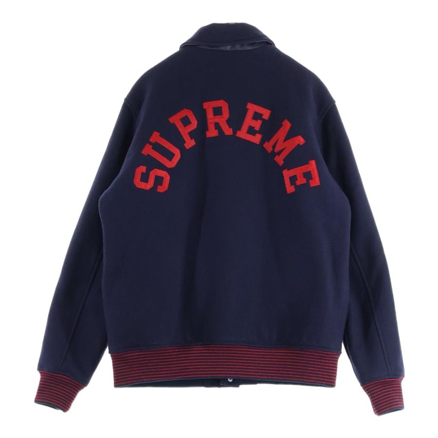 SUPREME ウール　スタジャン　Lサイズ ネイビー2010AW シュプリーム Supreme（シュプリーム） 10AW Thrill Of Victory Varsity Jacket