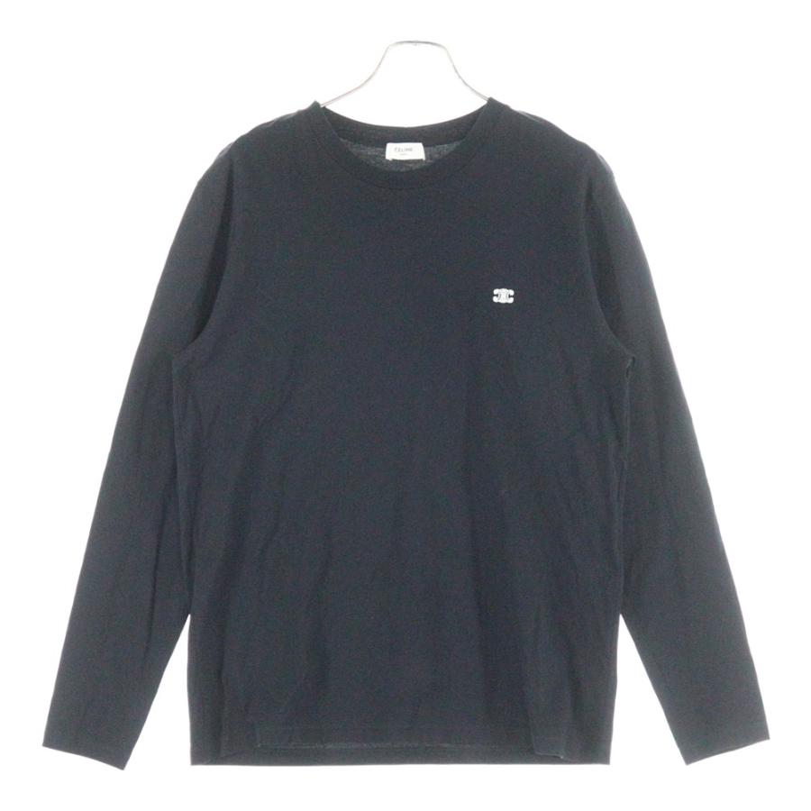 CELINE（セリーヌ） トリオンフ刺繍 クルーネック ロングスリーブ 長袖