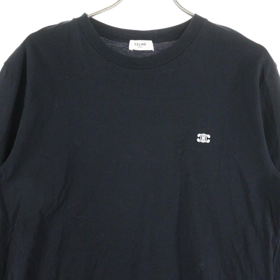新品】メンズ CELINE 長袖 ロンT ブラック 楽天市場】CELINE セリーヌ