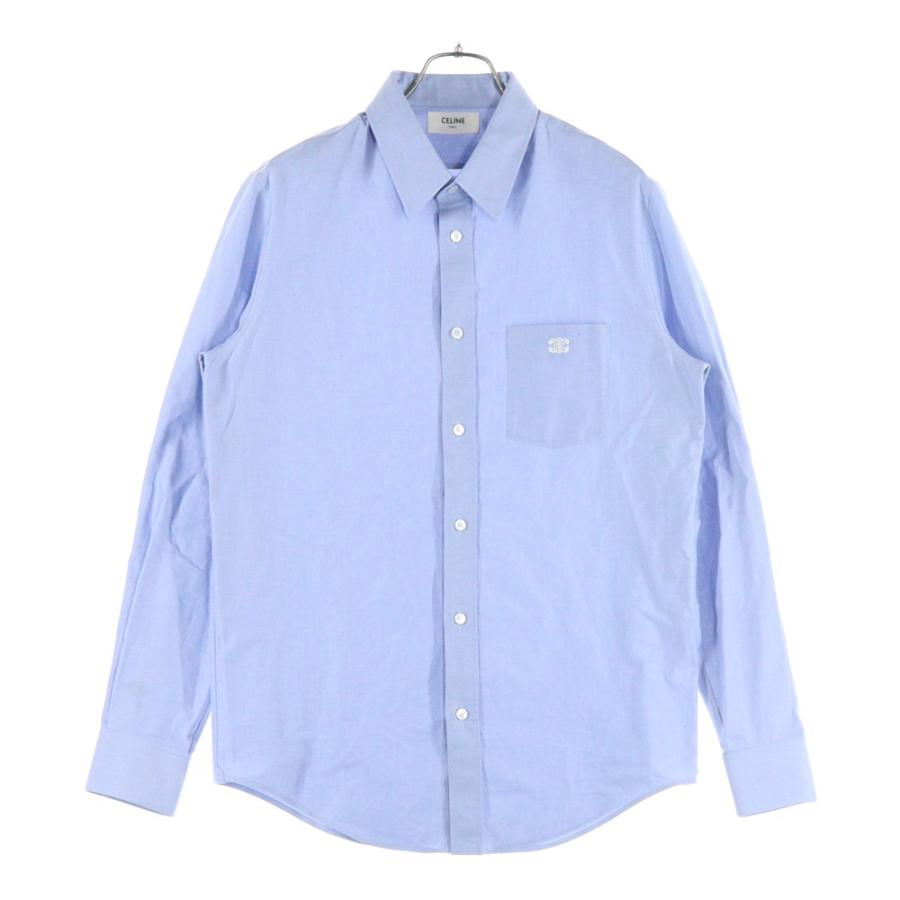 CELINE（セリーヌ） トリオンフ刺繍 ルーズ オックスフォード 長袖