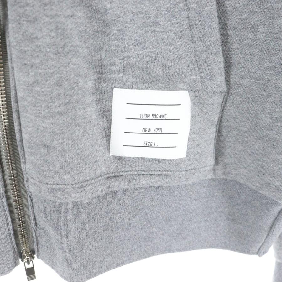 THOM BROWNE（トム ブラウン） 4バー ジップアップ スウェットパーカー