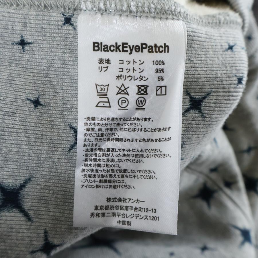 ブラックアイパッチ 22AW LABEL STAR PATTERNED HOODIE ラベル スター