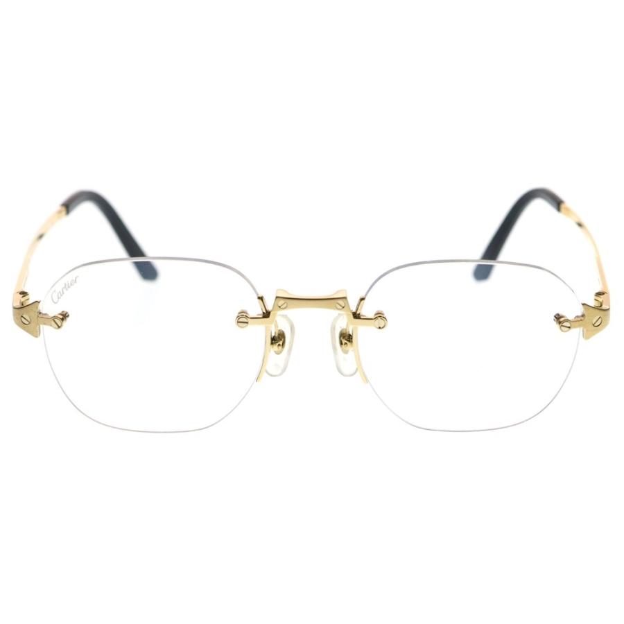 Cartier（カルティエ） ビスモチーフ リムレス メガネ サングラス アイ