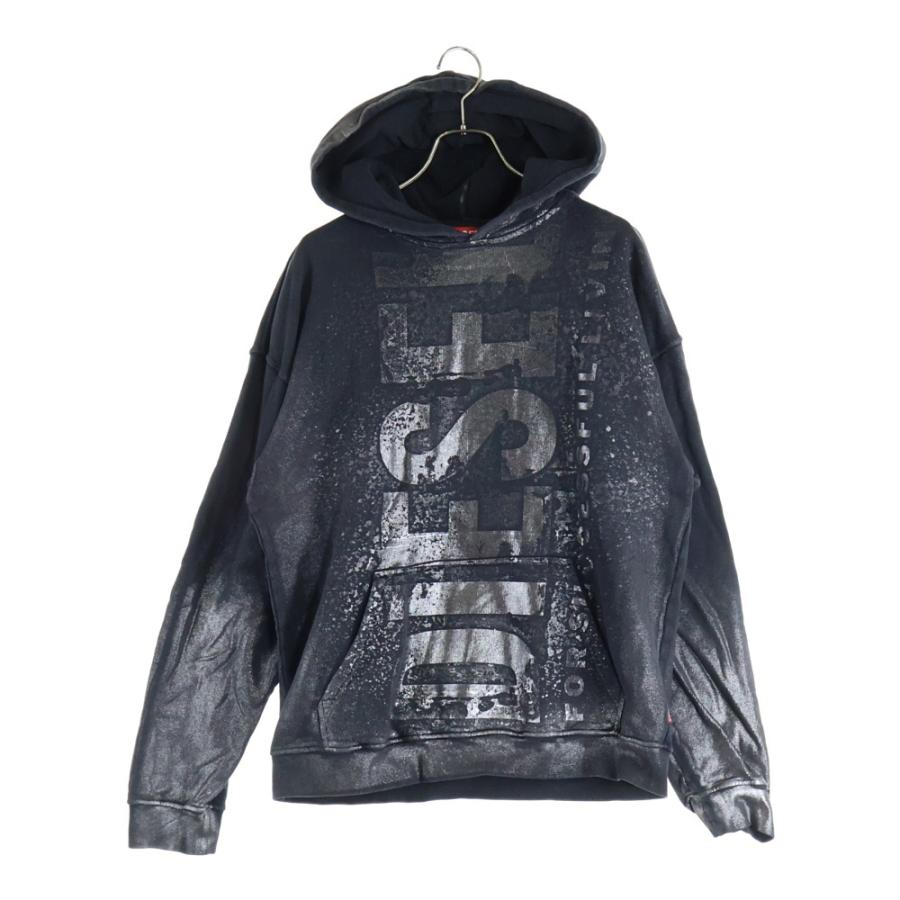 DIESEL（ディーゼル） 24AW S-BOXT-HOOD-Q6 ボクシーラメロゴプリント