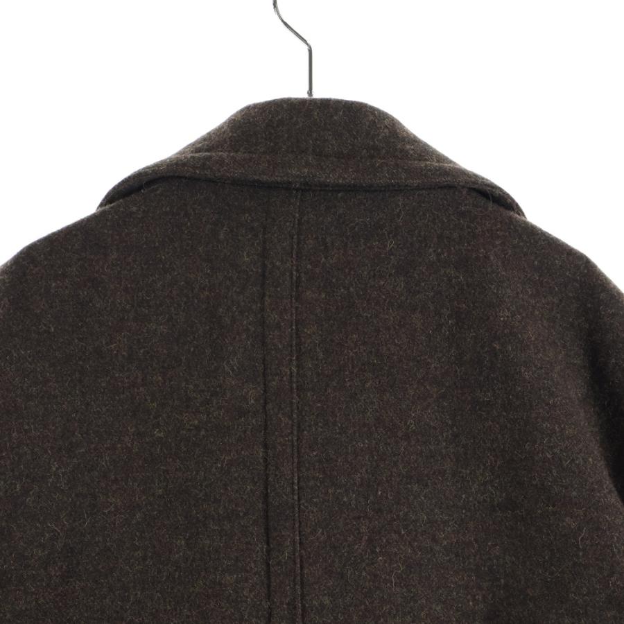 YOKE ヨーク 22AW OVERSIZED DOUBLE BREASTE HALF COAT シェットランド