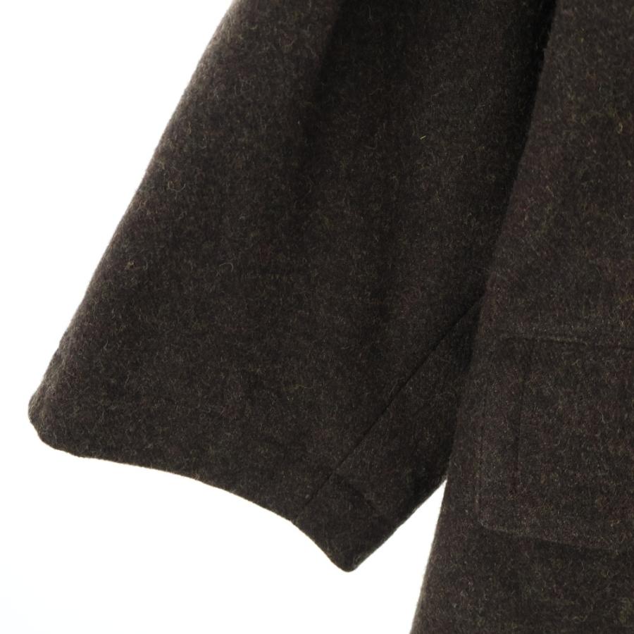 YOKE ヨーク 22AW OVERSIZED DOUBLE BREASTE HALF COAT シェットランド