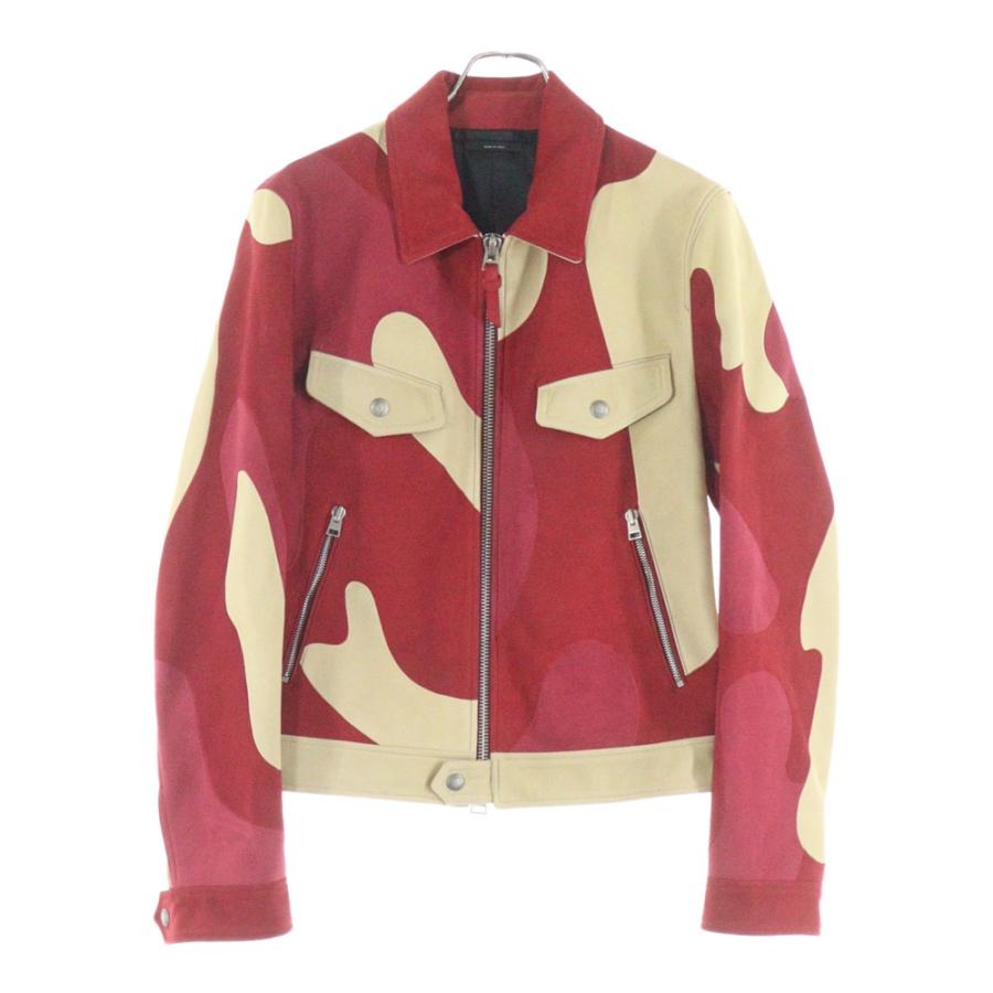 TOM FORD（トムフォード） 16SS Patchwork Suede Camo Trucker Jacket