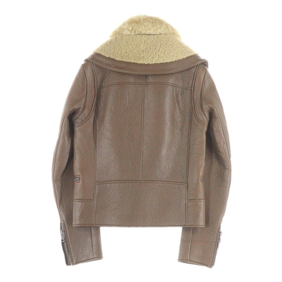 GUCCI（グッチ） ラムレザー ムートンダブルライダースジャケット