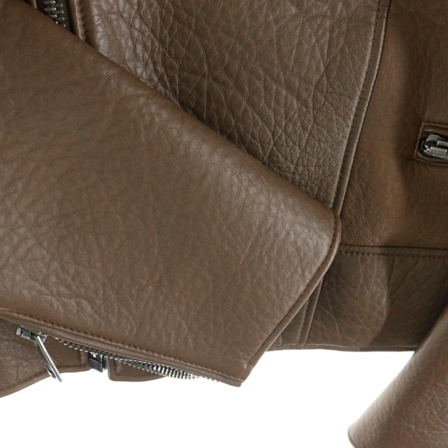 GUCCI（グッチ） ラムレザー ムートンダブルライダースジャケット