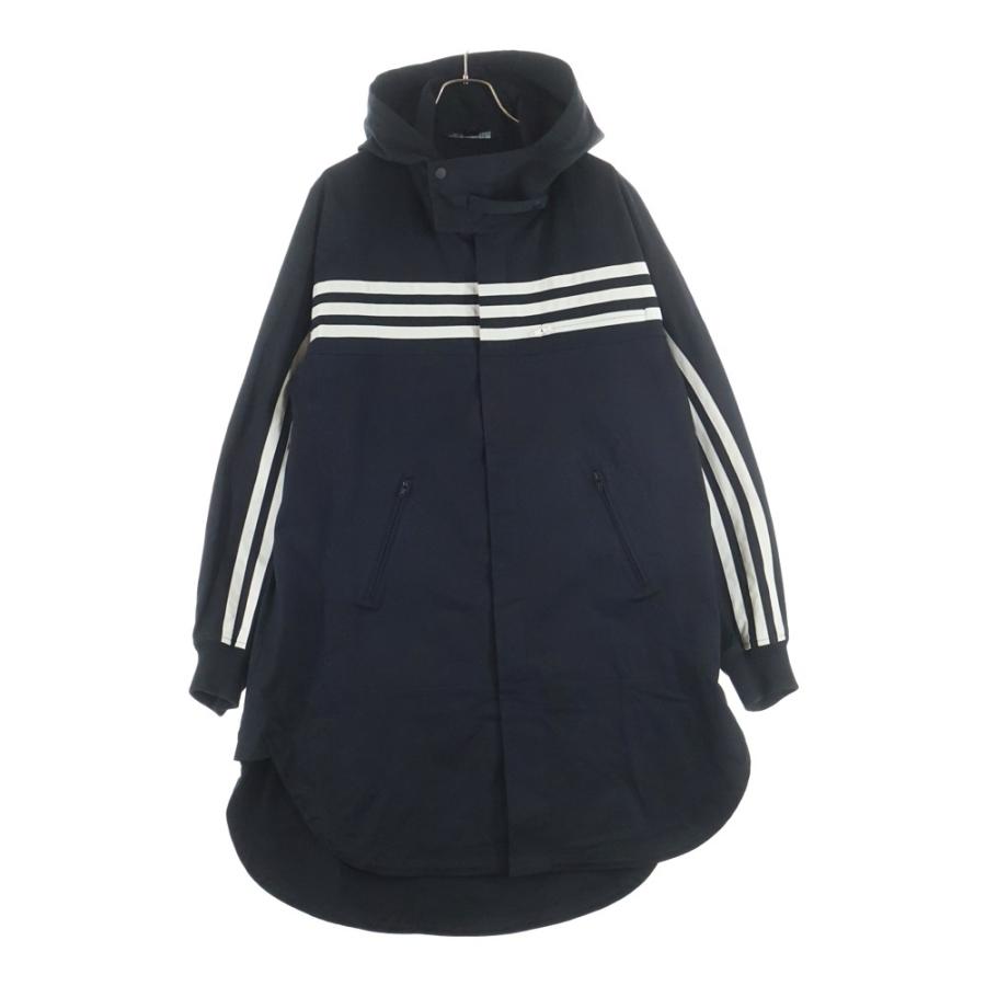 Y-3 ワイスリー GABARDINE HOODED SHIRT 3ライン モッズコート 