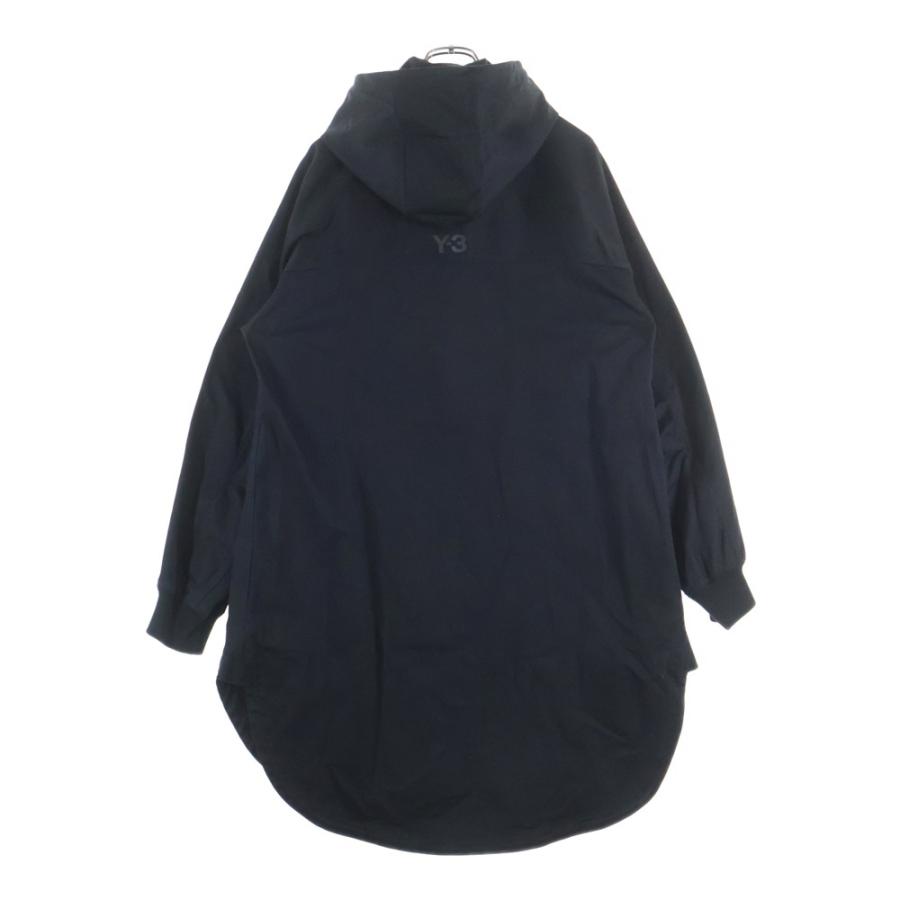 Y-3 ワイスリー GABARDINE HOODED SHIRT 3ライン モッズコート