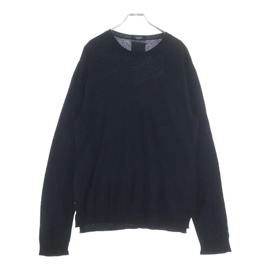 VALENTINO（ヴァレンティノ） サイドロックスタッズ ウール クルー