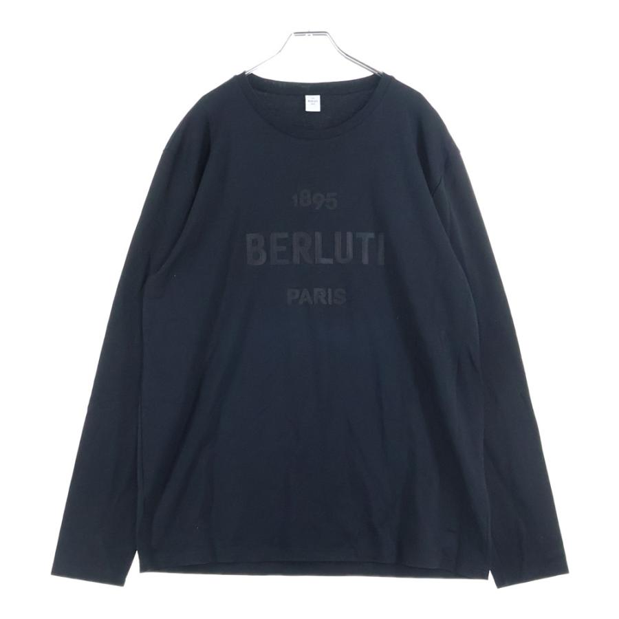 Berluti（ベルルッティ） ロゴプリント クルーネック ロングスリーブ
