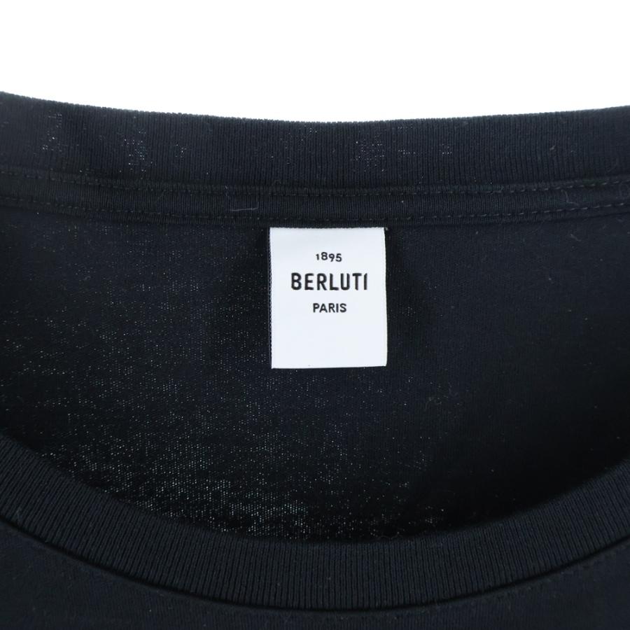 Berluti（ベルルッティ） ロゴプリント クルーネック ロングスリーブ