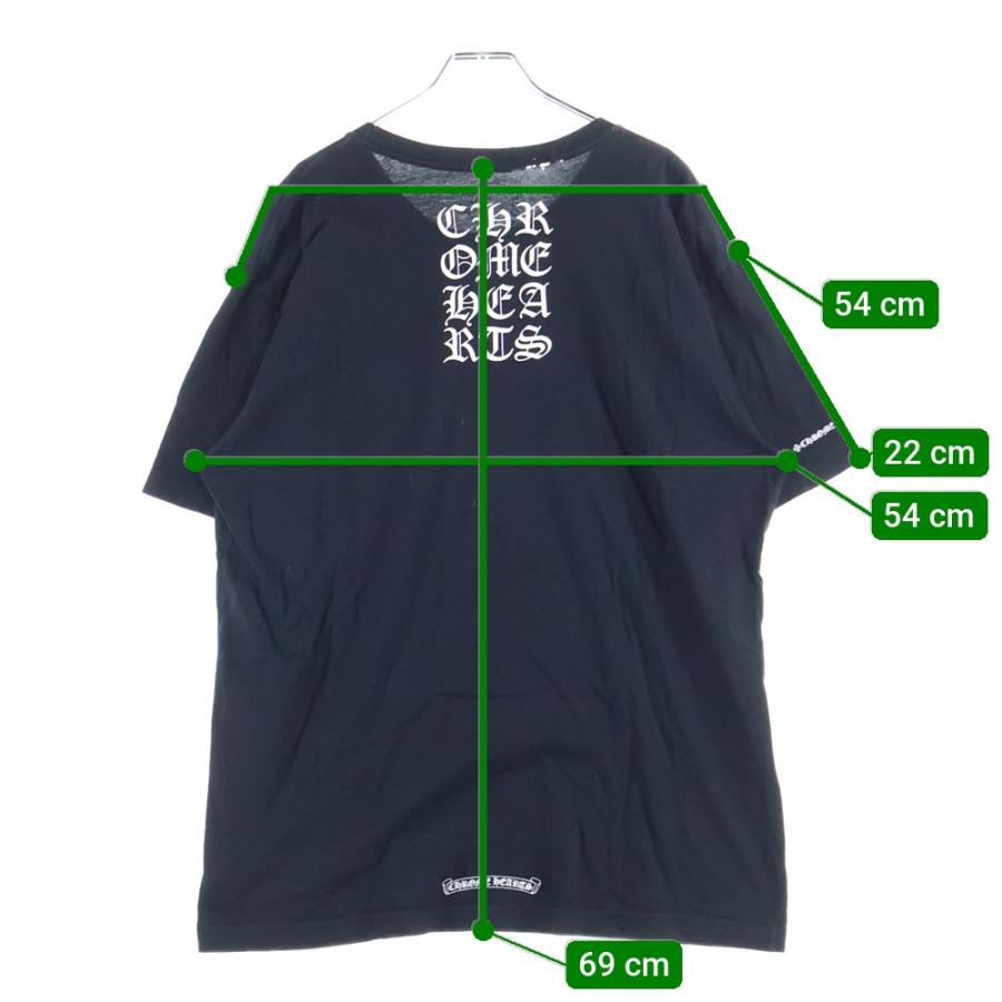 CHROME HEARTS（クロムハーツ） ヴァーティカルロゴプリント クルー