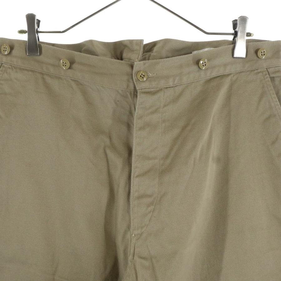 COMOLI コモリ　ベージュパンツ　汚れあり　格安 COMOLI（コモリ） 22SS コットン シンチバック チノオーバーパンツ