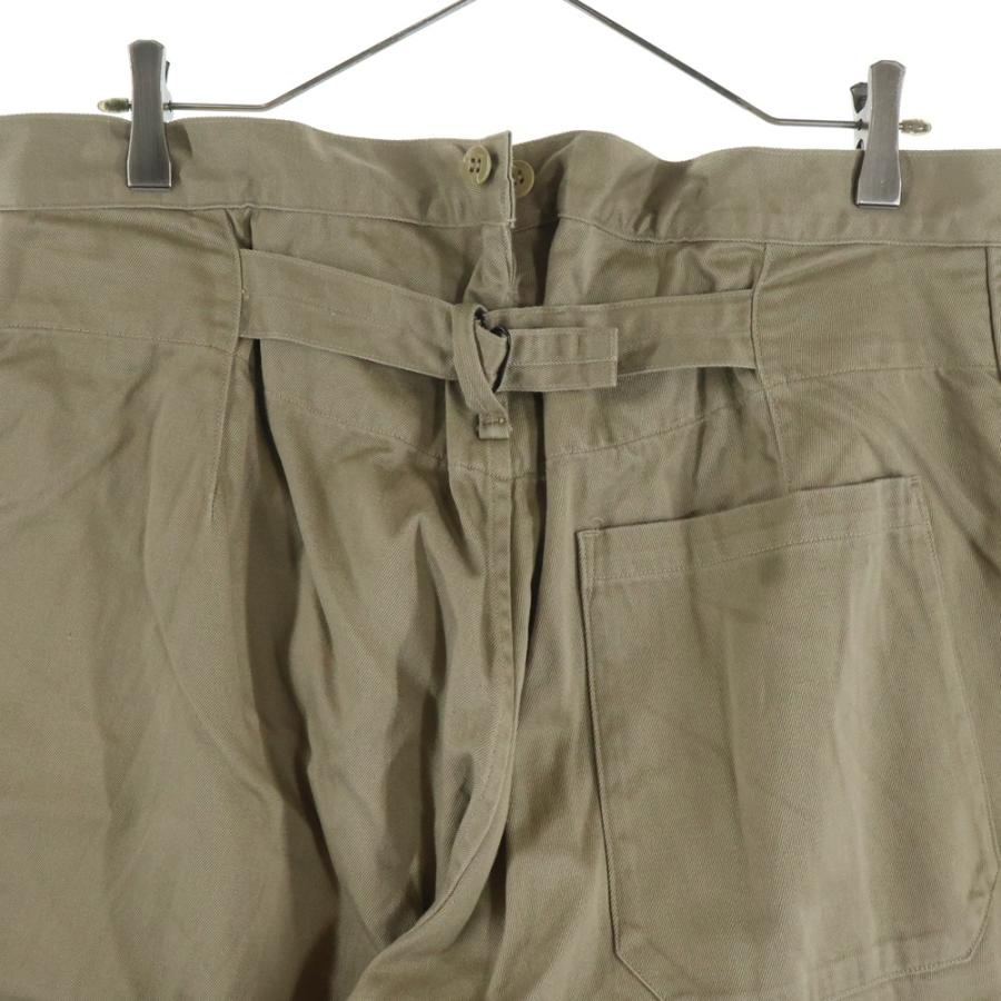 美品 COMOLI コモリ ベルテッドパンツ K01-03006 ベージュ 1 中古・古着通販】COMOLI (コモリ) ベルテッドチノパン ベージュ サイズ