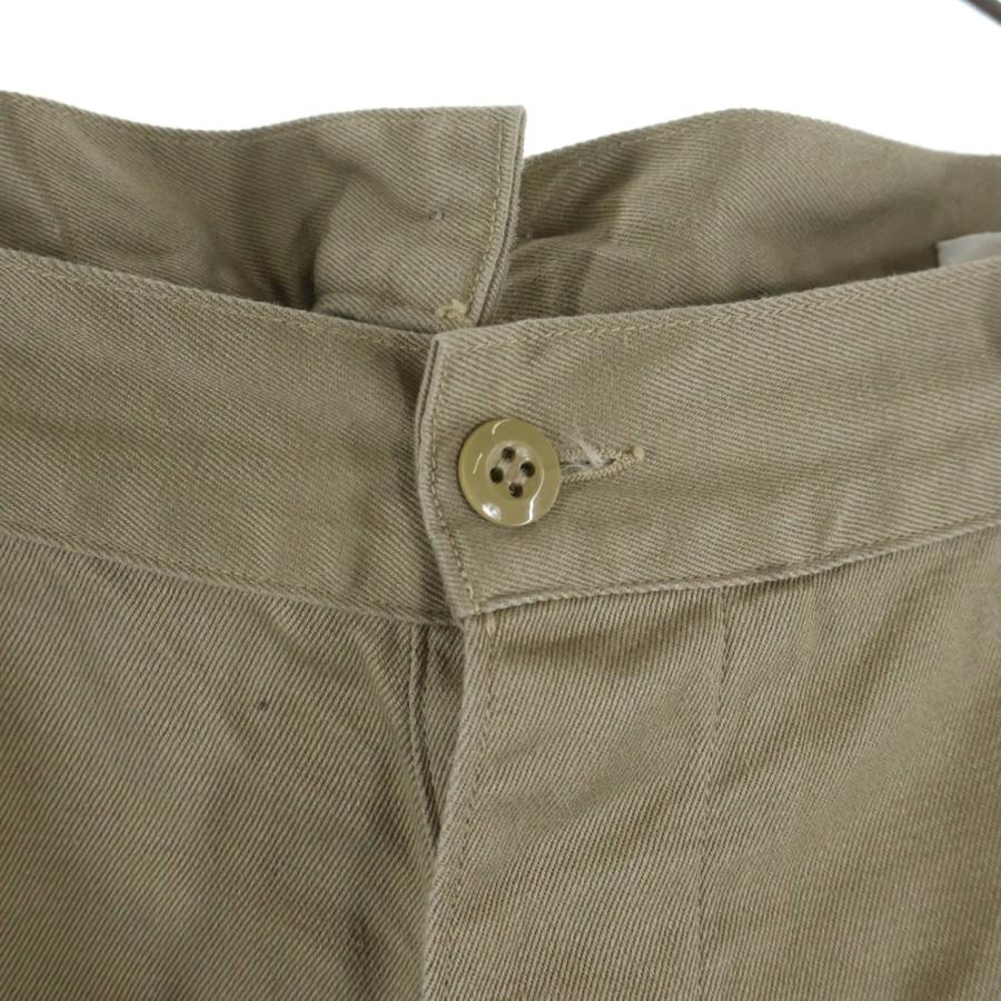 COMOLI（コモリ） 22SS コットン シンチバック チノオーバーパンツ