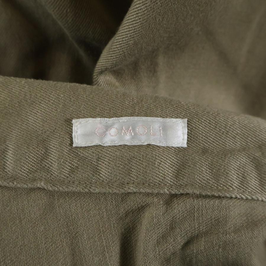 COMOLI（コモリ） 22SS コットン シンチバック チノオーバーパンツ