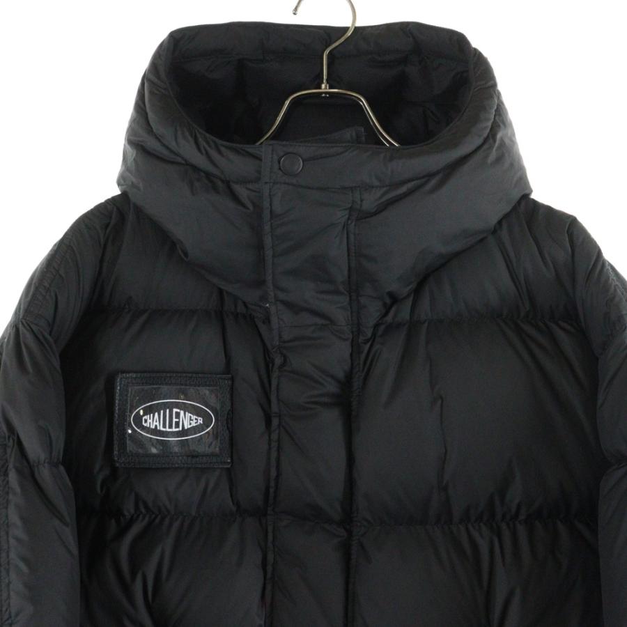 CHALLENGER（チャレンジャー） HOODED DOWN JACKET ロゴパッチ