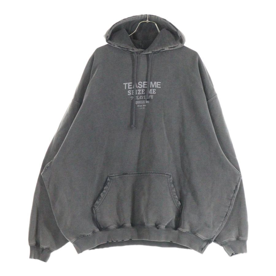 VETEMENTS（ヴェトモン） TEASE ME FADED HOODIE フロント プリント