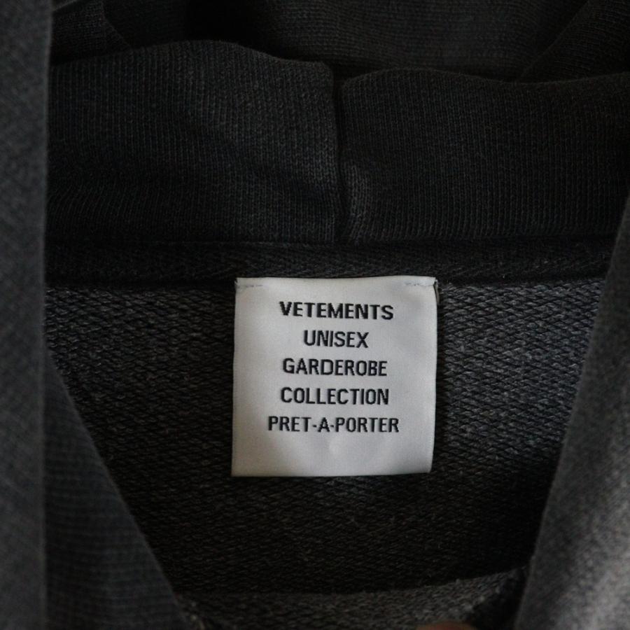 VETEMENTS（ヴェトモン） TEASE ME FADED HOODIE フロント プリント