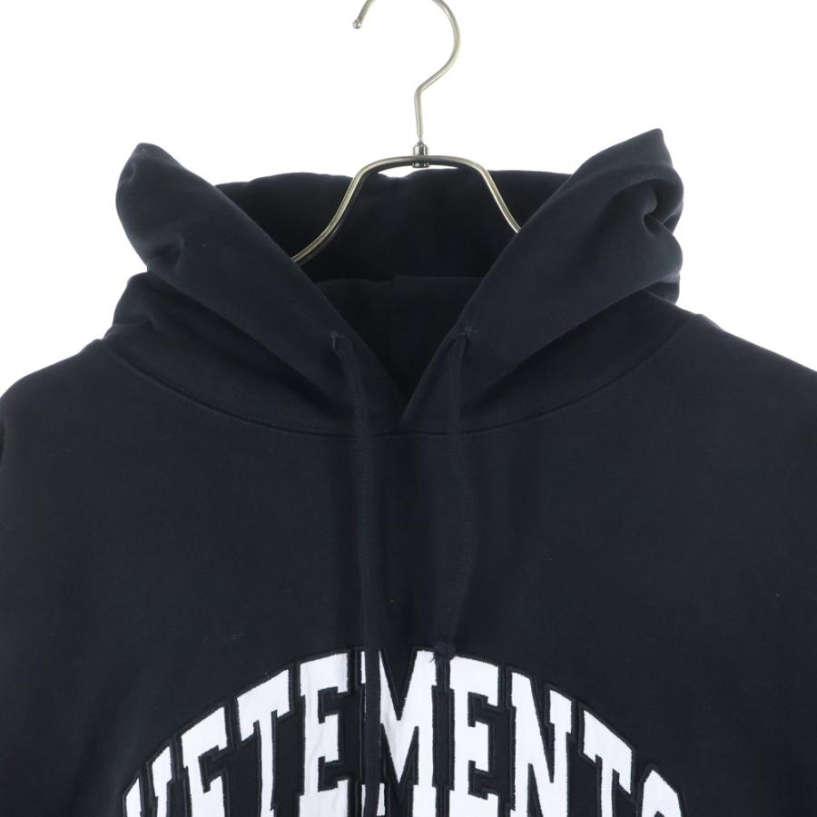 VETEMENTS（ヴェトモン） 22AW SOLIDARITY EMBROIDERRED HOODIE ロゴ