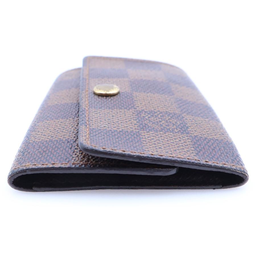 LOUIS VUITTON ルイヴィトン ダミエ ミュルティクレ 6連 キーケース ブラウン N62630 CT0043_2