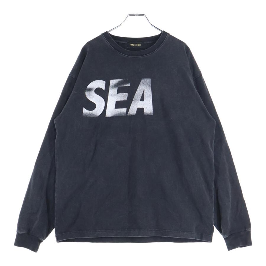 WIND AND SEA（ウィンダンシー） 23SS Logo L/S Tee ヴィンテージ加工