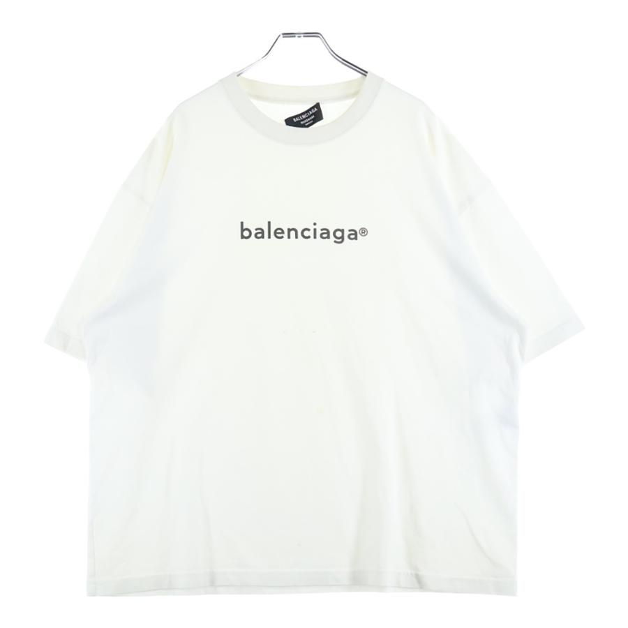 BALENCIAGA（バレンシアガ） 20AW LOGO MIDIUM FIT TEE ロゴプリント