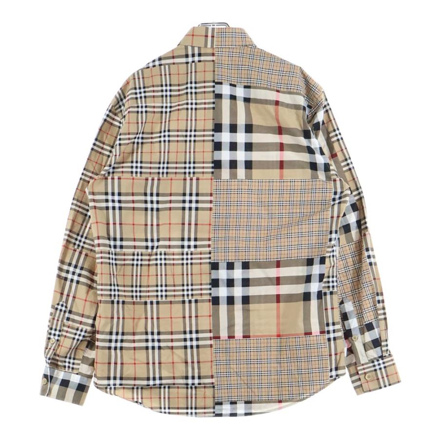 BURBERRY（バーバリー） 19AW クレイジーチェック 長袖シャツ ブラウン