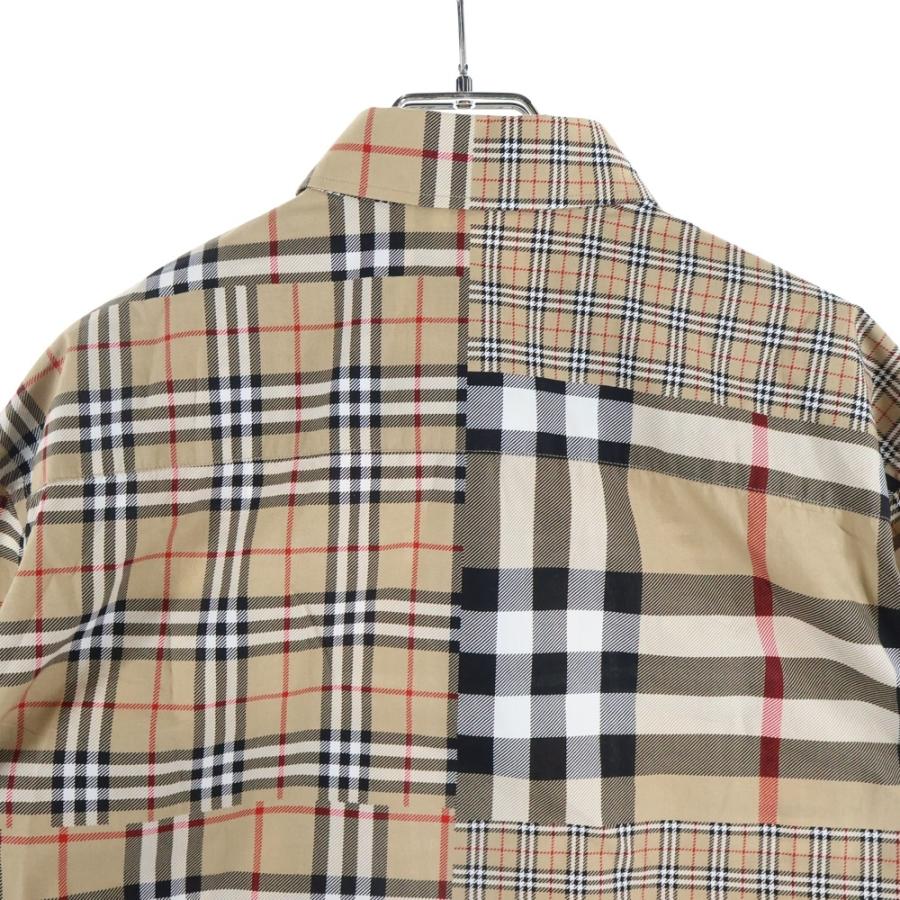 BURBERRY（バーバリー） 19AW クレイジーチェック 長袖シャツ ブラウン