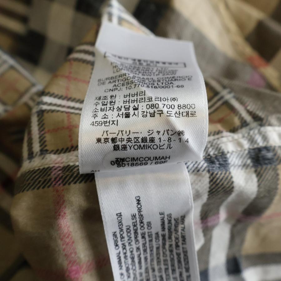 BURBERRY（バーバリー） 19AW クレイジーチェック 長袖シャツ ブラウン
