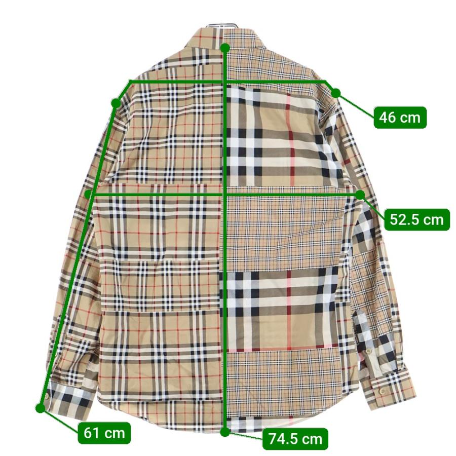 BURBERRY（バーバリー） 19AW クレイジーチェック 長袖シャツ ブラウン