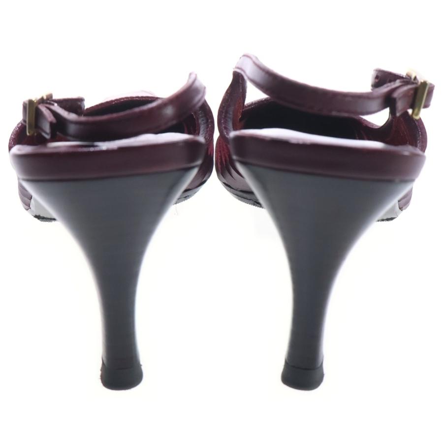 GUCCI（グッチ） スクエアトゥ ストラップ ヒール パンプス レディース