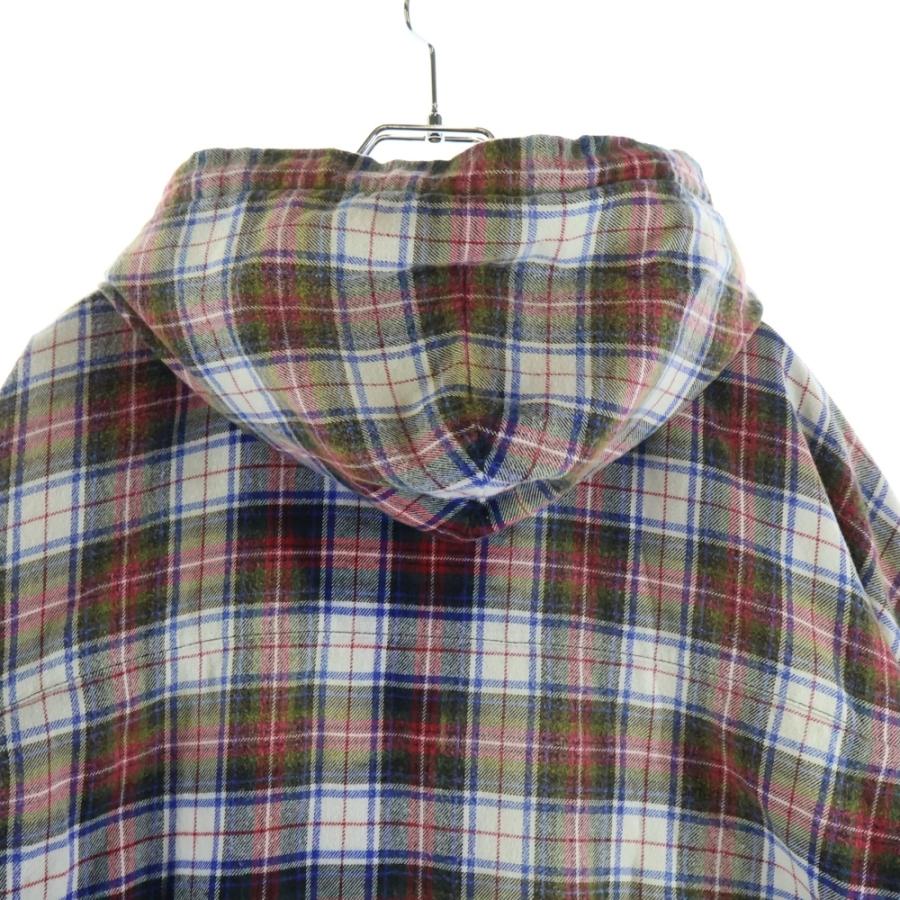 BALENCIAGA（バレンシアガ） 23SS BLEACHED PLAID HOODED SHIRT